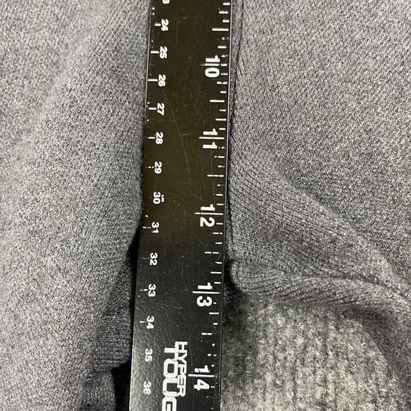 Zara Pants Womens Large Grey Sweatpants Cuffed Joggers Pockets Viscose Tie Waist - Picture 5 of 10